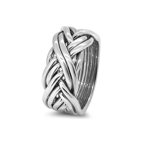 Silver Puzzle Ring 8CW-L