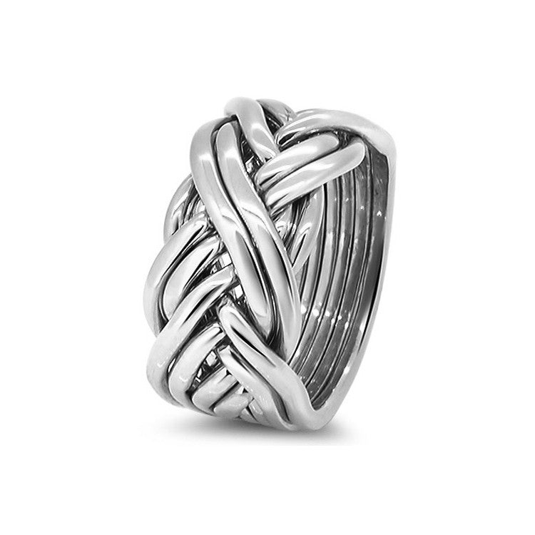 Silver Puzzle Ring 8CW-M
