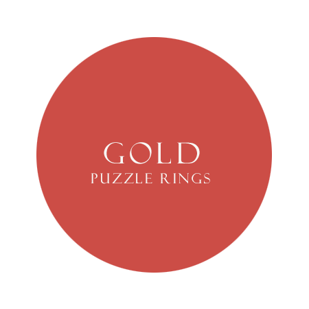 Gold Puzzle Rings