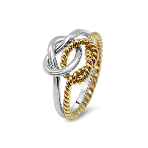 Gold Puzzle Ring 2K2-L