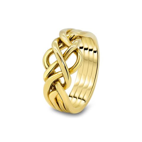 Gold Puzzle Ring 4O-M
