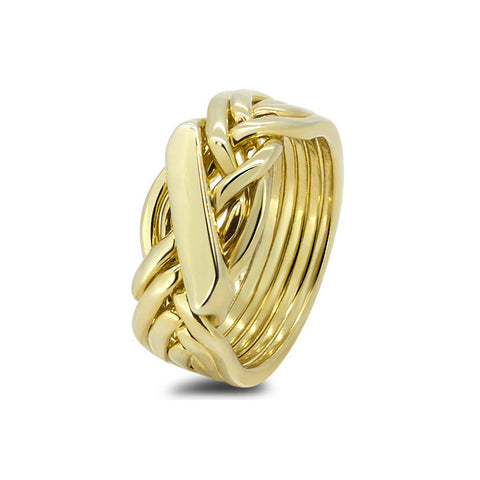 Gold Puzzle Ring 61H-L
