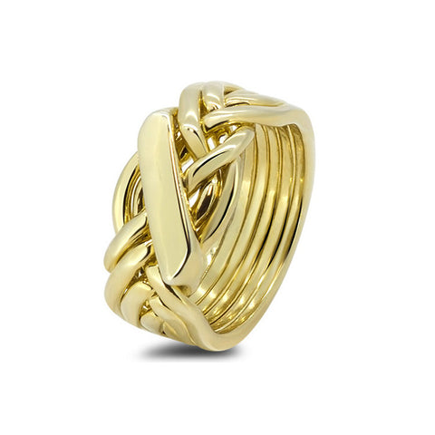 Gold Puzzle Ring 61H-M