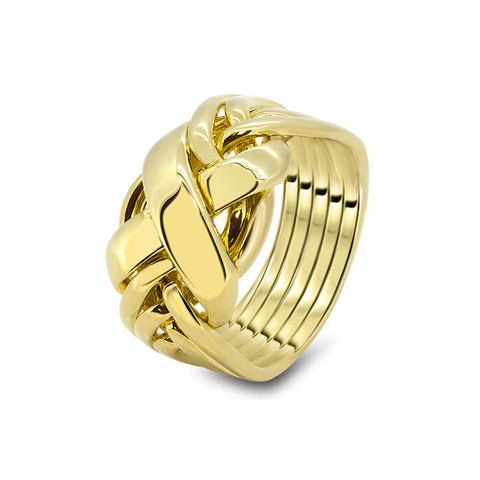 Gold Puzzle Ring 6RX-M
