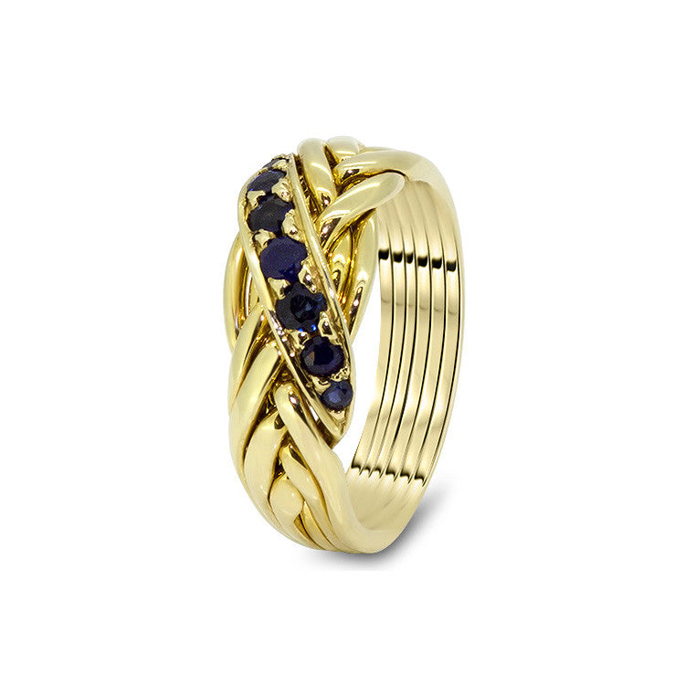 Gold Puzzle Ring 6WRD-LS