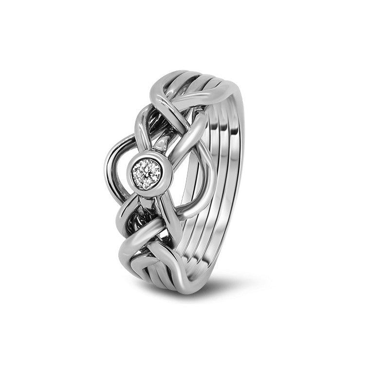 Platinum Puzzle Ring 5D-LD