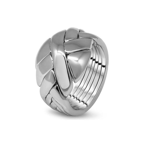 Platinum Puzzle Ring 6DO-U