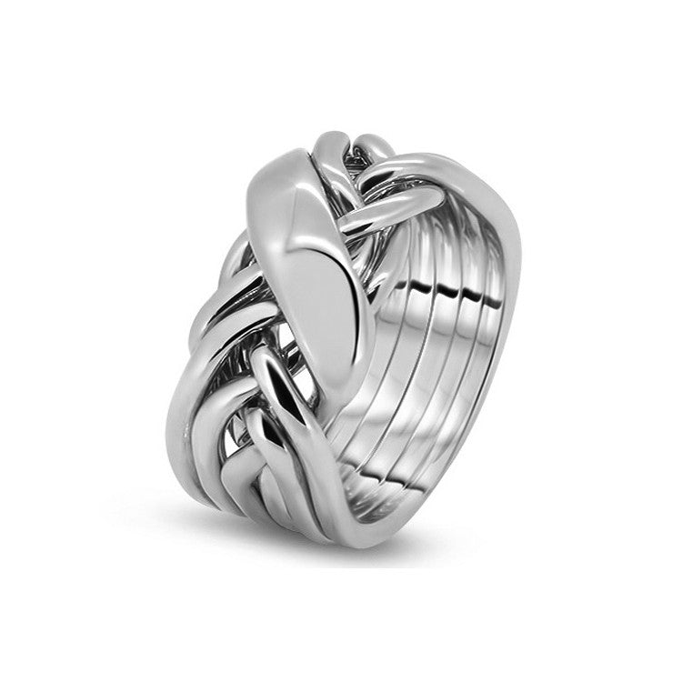 Platinum Puzzle Ring 6WRD-M