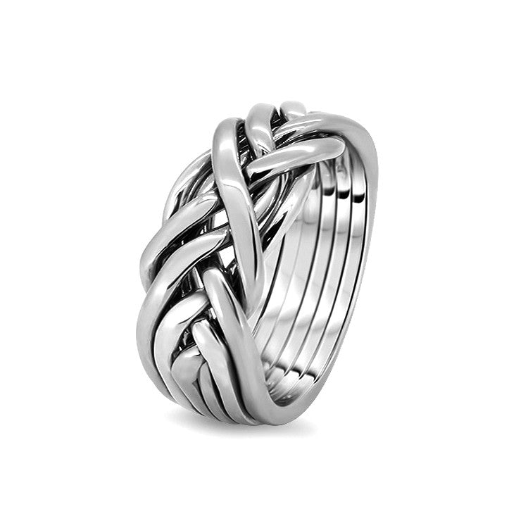 Silver Puzzle Ring 6CW-M