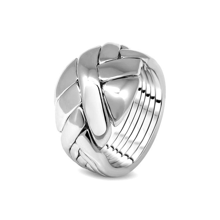Silver Puzzle Ring 6DO-U