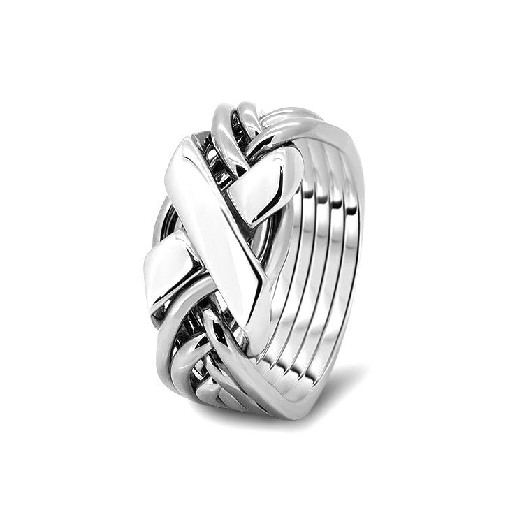Silver Puzzle Ring 6FX-L