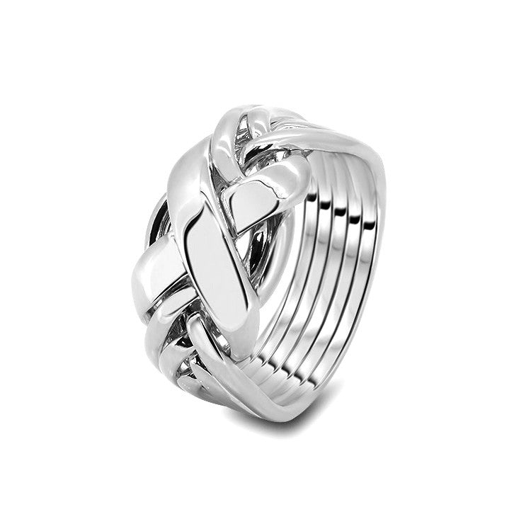 Silver Puzzle Ring 6RX-L