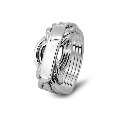 Silver Puzzle Ring 7AH-L