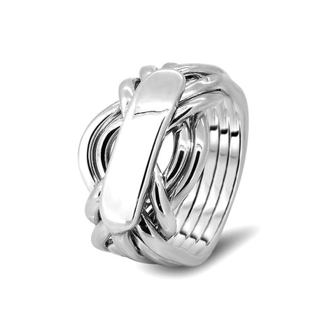 Silver Puzzle Ring 7AH-M