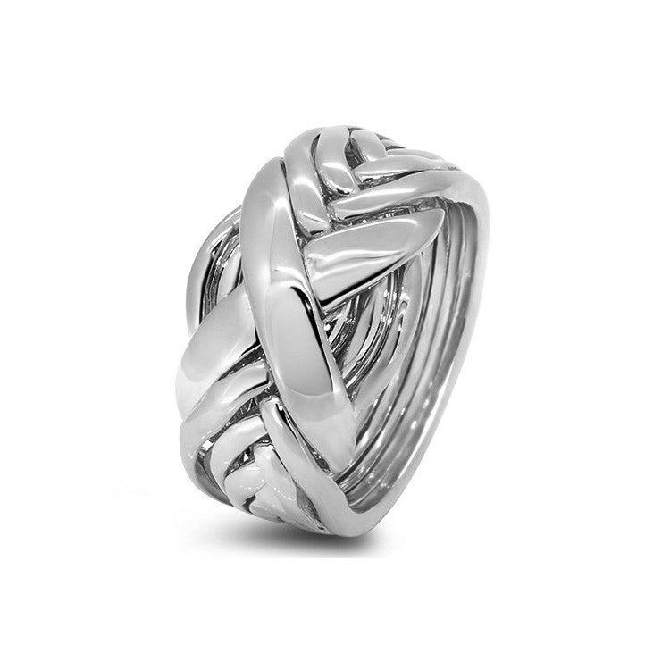 Silver Puzzle Ring 8RX-L