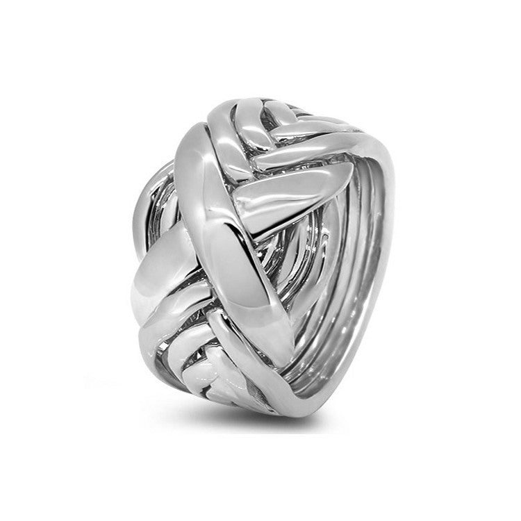 Silver Puzzle Ring 8RX-M