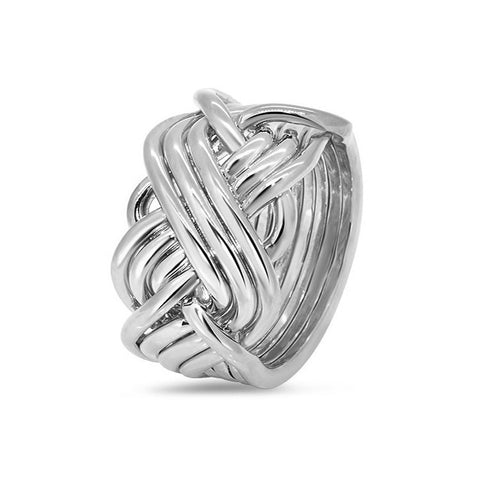 Silver Puzzle Ring 8T3-M