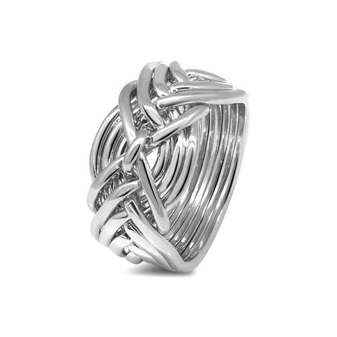 Silver Puzzle Ring 9D-L