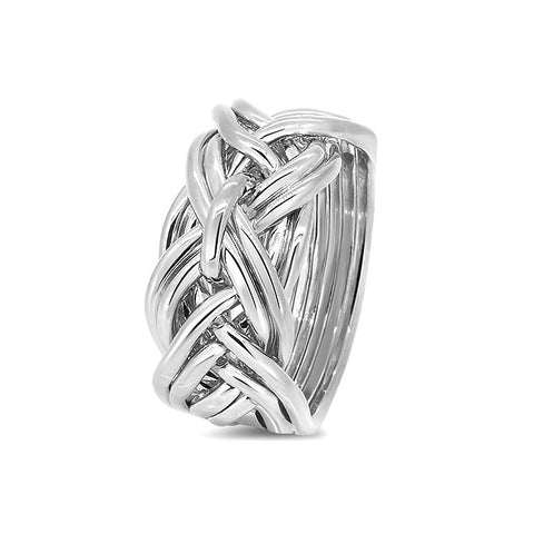 Silver Puzzle Ring 9WD-L