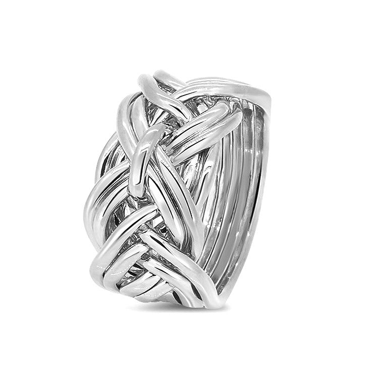 Silver Puzzle Ring 9WD-M