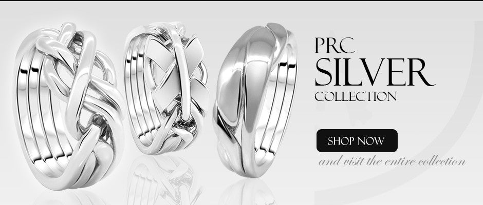 Silver Puzzle Rings Collection